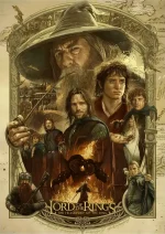 متال پوستر طرح ارباب حلقه ها کد L1445