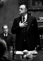 متال پوستر سینمایی Godfather طرح Vito Corleone کد L1447