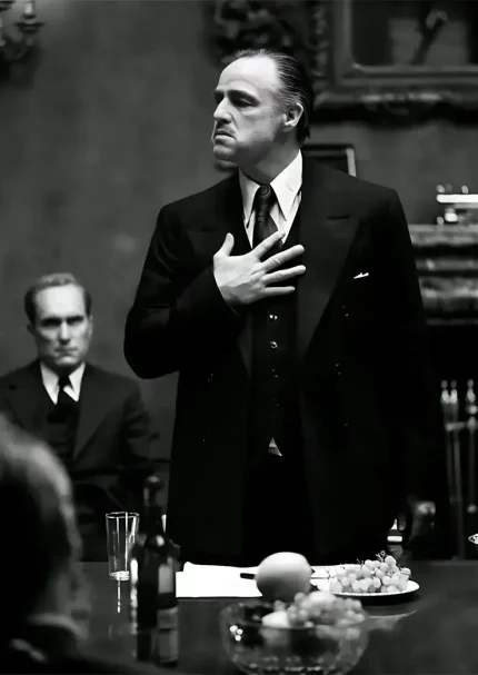 متال پوستر سینمایی Godfather طرح Vito Corleone کد L1447