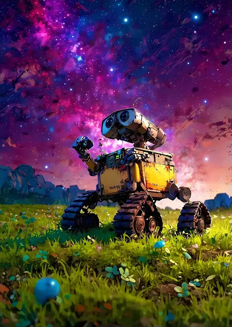 L1450-metalposter-01 متال پوستر طرح انیمیشن WALL-E کد L1450 - Image 1