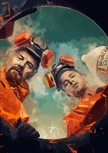 متال پوستر طرح سریال Breaking Bad کد L1451