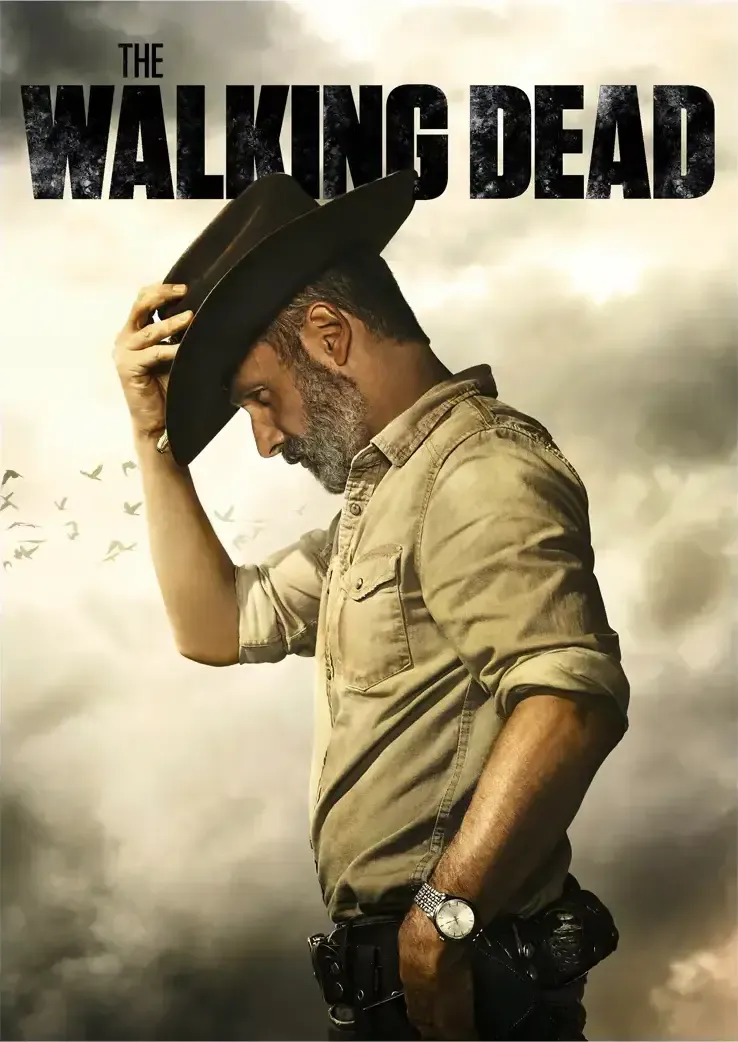L1453-metalposter-01 متال پوستر طرح سریال The Walking Dead کد L1453 - Image 1