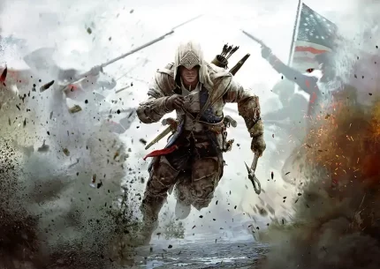 متال پوستر طرح بازی Assassin's Creed کد L1454