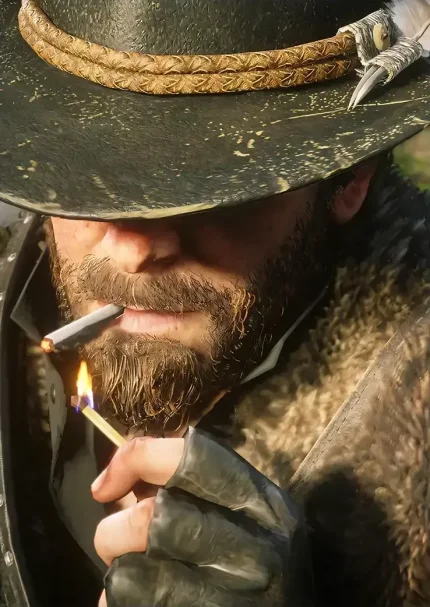 متال پوستر طرح بازی Red Dead Redemption کد L1458