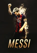 متال پوستر طرح مسی کد L1468