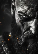 متال پوستر بازی God Of War طرح کریتوس کد L1470