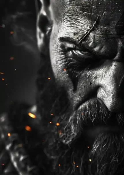 متال پوستر بازی God Of War طرح کریتوس کد L1470