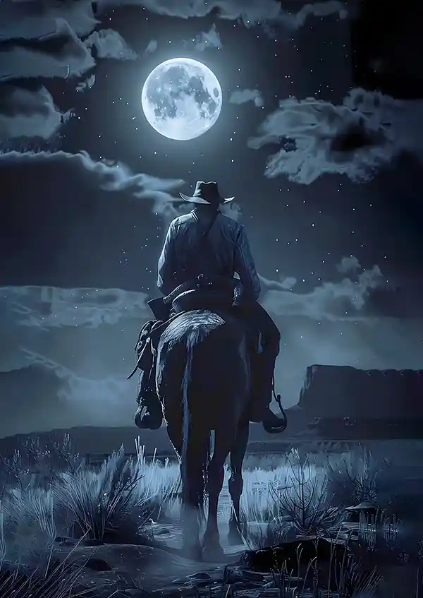 L1475-metalposter-01 متال پوستر طرح بازی Red Dead Redemption 2 کد L1475 - Image 1