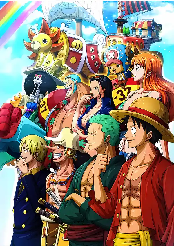 L1482-metalposter-01 متال پوستر طرح انیمه One Piece کد L1482 - Image 1