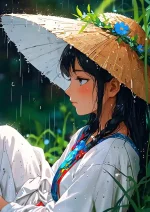 متال پوستر طرح دختر انیمه ای کد L1484