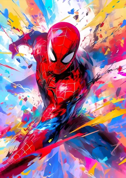 متال پوستر طرح اسپایدرمن کد L1493