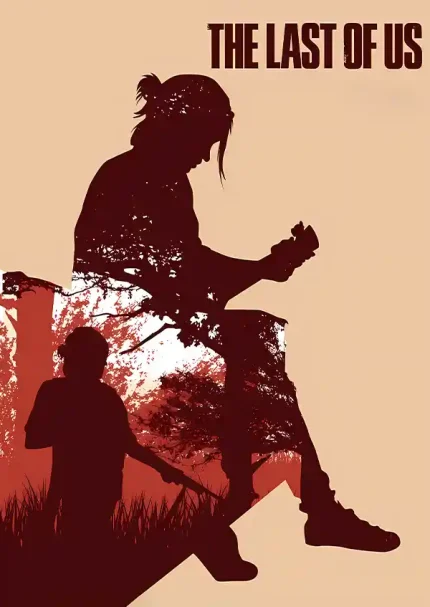 متال پوستر طرح بازی The Last Of Us کد L1504
