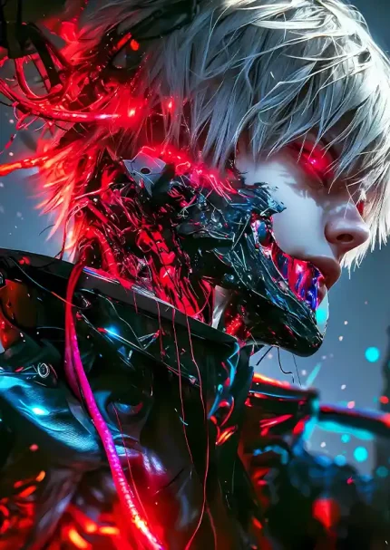 متال پوستر انیمه  Tokyo Ghoul طرح Ken Kaneki کد L1508
