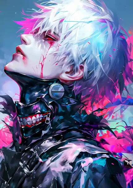 متال پوستر انیمه  Tokyo Ghoul طرح Ken Kaneki کد L1518