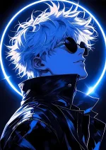 متال پوستر انیمه جوجوتسو کایسن طرح گوجو کد L1519