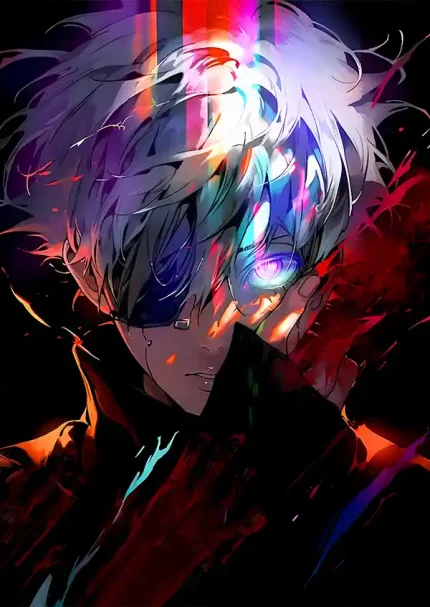 متال پوستر انیمه جوجوتسو کایسن طرح گوجو کد L1526