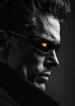 متال پوستر بازی Mortal Kombat طرح Johny Cage کد L1527