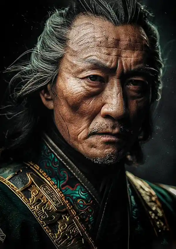 L1528-metalposter-01 متال پوستر بازی Mortal Kombat طرح Shang Tsung کد L1528 - Image 1