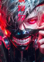 متال پوستر انیمه Tokyo Ghoul طرح Ken Kaneki کد L1534