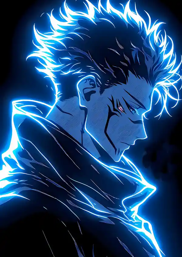 L1537-metalposter-01 متال پوستر انیمه جوجوتسو کایسن طرح سوکونا کد L1537 - Image 1