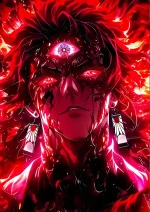 متال پوستر انیمه شیطان کش طرح تانجیرو کد L1538