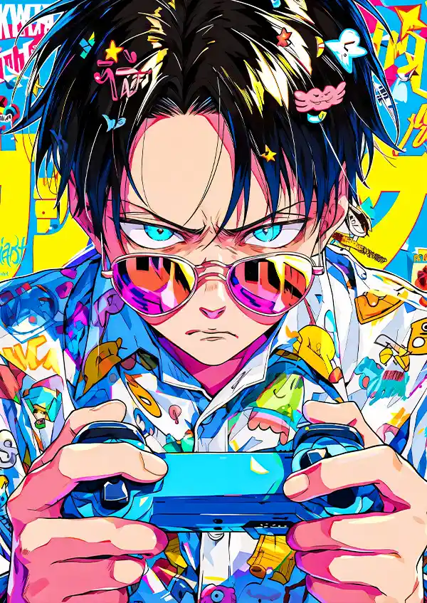 L1565-metalposter-01 متال پوستر طرح گیمینگ و انیمه ای کد L1565 - Image 1