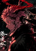 متال پوستر انیمه جوجوتسو کایسن طرح سوکونا کد L1568