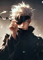 متال پوستر انیمه جوجوتسو کایسن طرح گوجو کد L1569