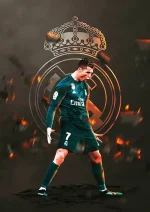 متال پوستر طرح رونالدو کد L1571