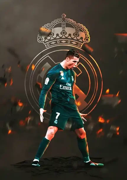 متال پوستر طرح رونالدو کد L1571