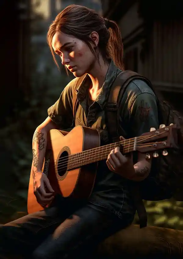 L1575-metalposter-01 متال پوستر بازی The Last Of Us طرح الی کد L1575 - Image 1