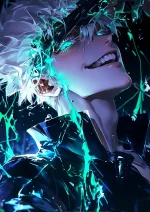 متال پوستر انیمه جوجوتسو کایسن طرح گوجو کد L1576