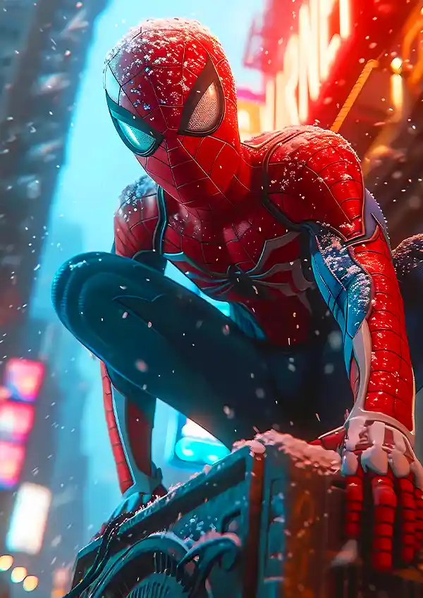 L1577-metalposter-01 متال پوستر طرح اسپایدرمن کد L1577 - Image 1