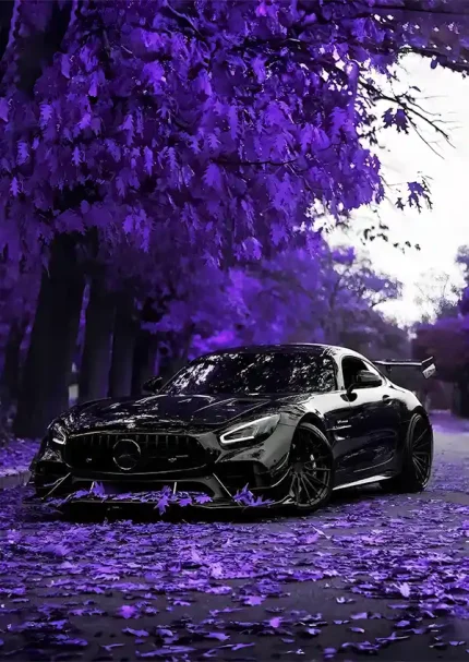 متال پوستر طرح ماشین Mercedes-Benz AMG GT کد L1582