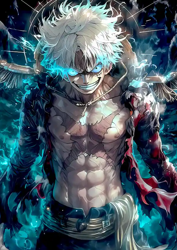 L1583-metalposter-01 متال پوستر وان پیس طرح لوفی کد L1583 - Image 1