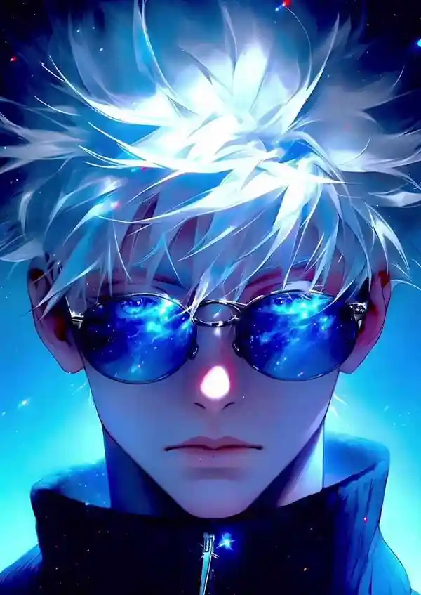 L1587-metalposter-01 متال پوستر انیمه جوجوتسو کایسن طرح گوجو کد L1587 - Image 1