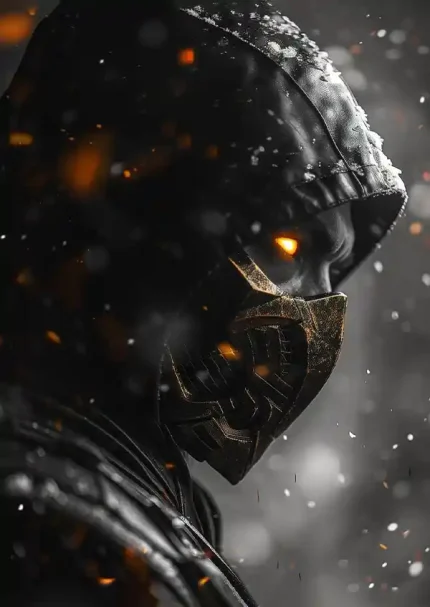 متال پوستر بازی Mortal Kombat طرح اسکورپیون کد L1598