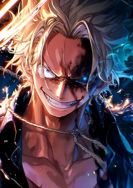 متال پوستر انیمه وان پیس طرح لوفی کد L1600