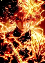 متال پوستر انیمه شیطان کش طرح زنیتسو کد L1603