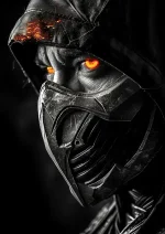 متال پوستر بازی Mortal Kombat طرح اسکورپیون کد L1612