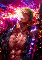 متال پوستر انیمه وان پیس طرح زورو کد L1626