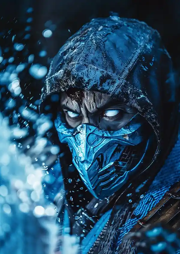 L1627-metalposter-01 متال پوستر بازی Mortal Kombat طرح ساب زیرو کد L1627 - Image 1