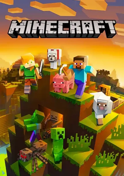 متال پوستر طرح ماینکرفت کد L1628