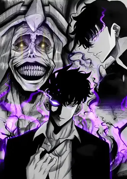 متال پوستر انیمه جوجوتسو کایسن طرح گوجو کد L1631