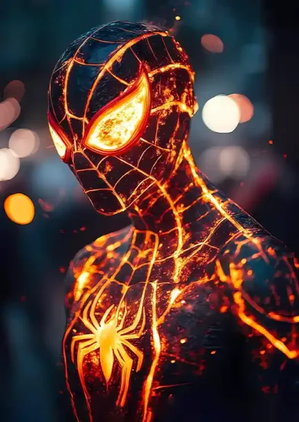 متال پوستر طرح اسپایدرمن کد L1632