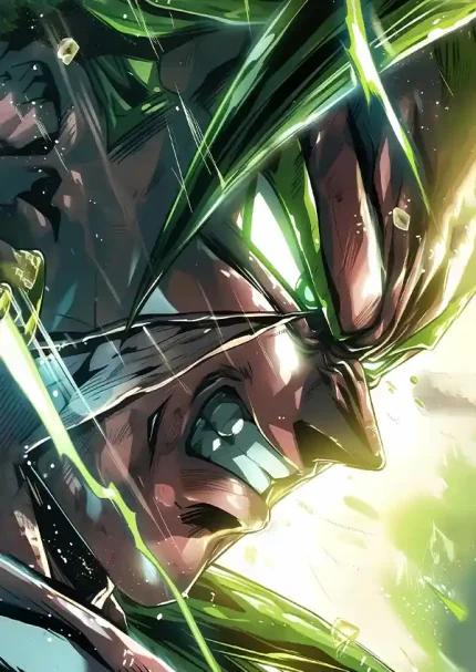 متال پوستر انیمه Dragon Ball Z طرح Broly کد L1635