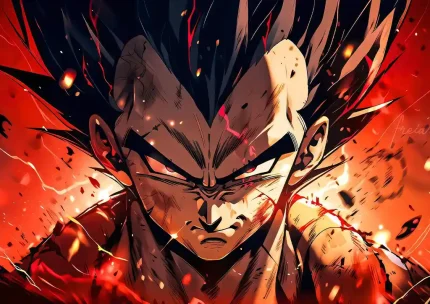 متال پوستر انیمه Dragon Ball Z طرح Son Goku کد L1642