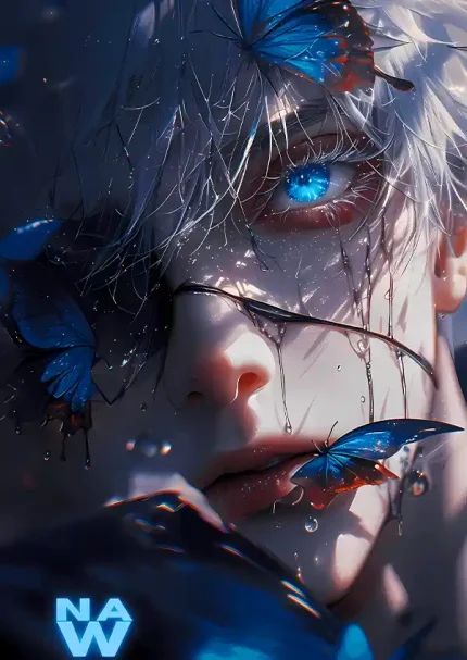 متال پوستر انیمه جوجوتسو کایسن طرح گوجو کد L1645