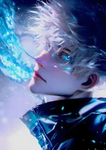 متال پوستر انیمه جوجوتسو کایسن طرح گوجو کد L1648