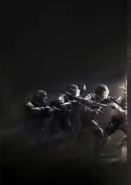 متال پوستر طرح بازی Rainbow Six Siege کد L1651